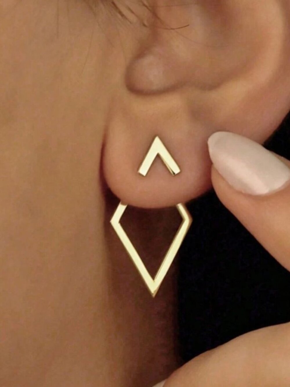 ElegantGold Geometric EarringsN1000